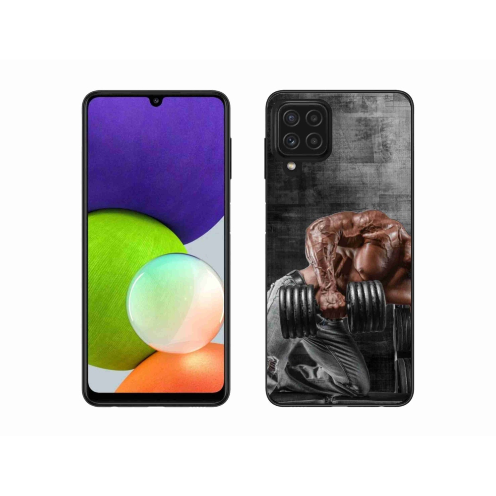 Gelový kryt mmCase na Samsung Galaxy A22 4G - posilování 1
