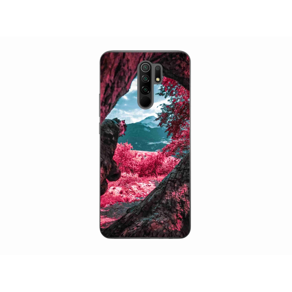 Gelový kryt mmCase na Xiaomi Redmi 9 - výhled na hory