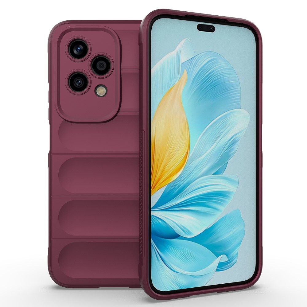 Rugg odolný gelový kryt na Honor 200 Lite 5G - vínový