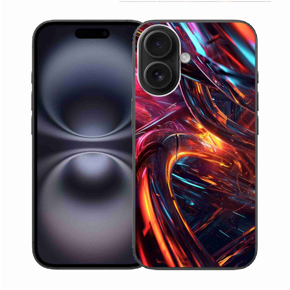 Gelový kryt mmCase na iPhone 16 - abstraktní motiv 10