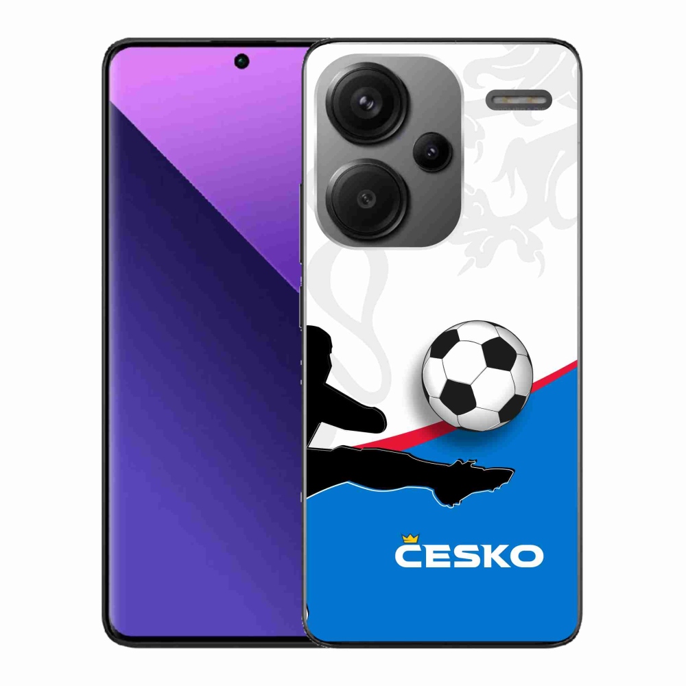 Gelový kryt mmCase na Xiaomi Redmi Note 13 Pro+ 5G - fotbal Česko 3