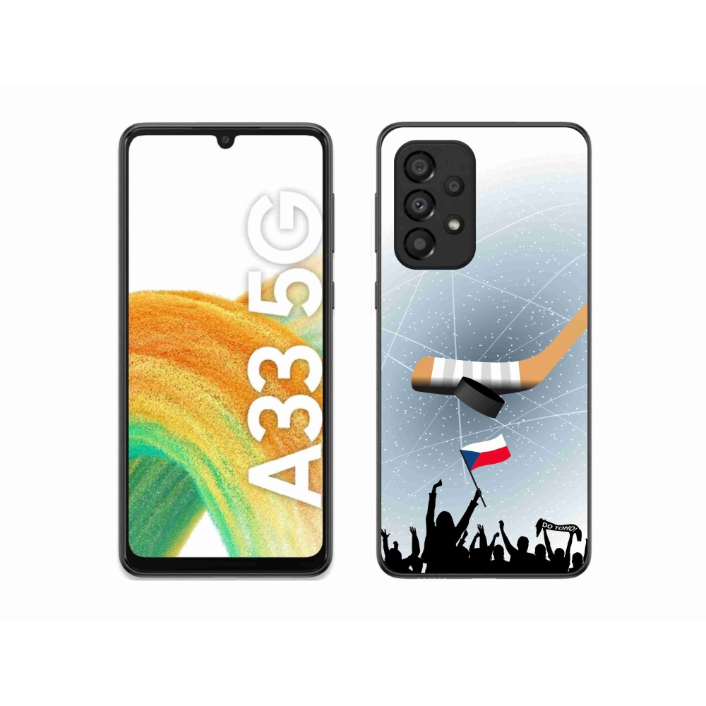 Gelový kryt mmCase na Samsung Galaxy A33 5G - fanoušci hokeje