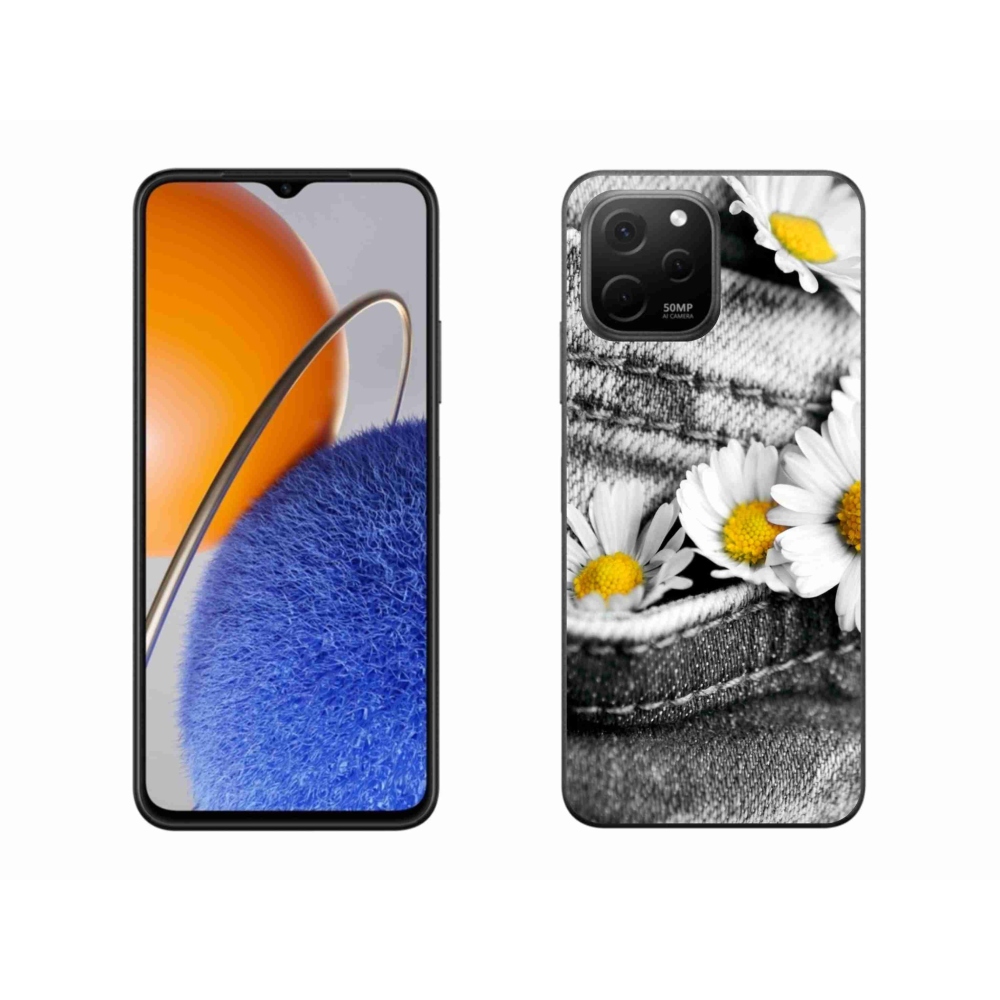 Gelový obal mmCase na Huawei Nova Y61 - kopretiny