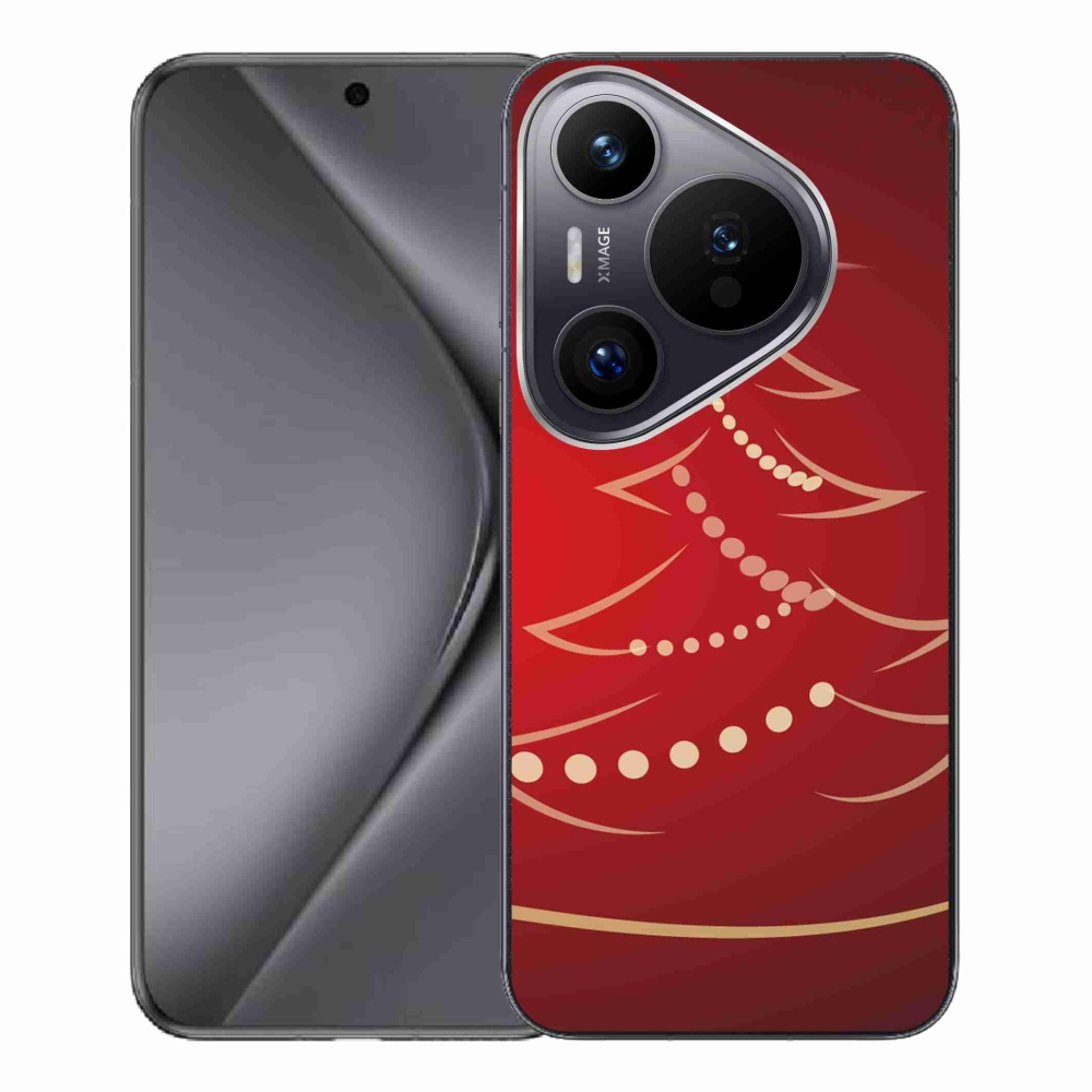 Gelový kryt mmCase na Huawei Pura 70 Pro - kreslený vánoční stromek