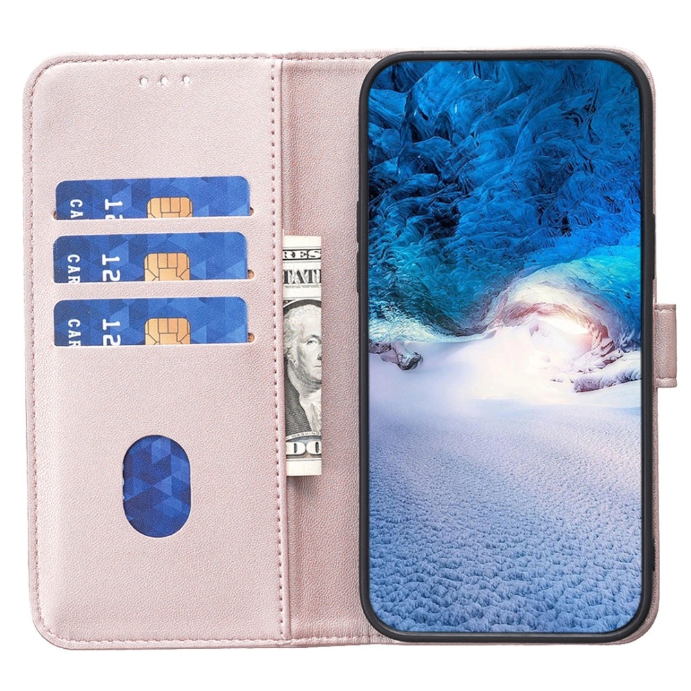BNF knížkové pouzdro na Samsung Galaxy S23 FE - růžovozlaté