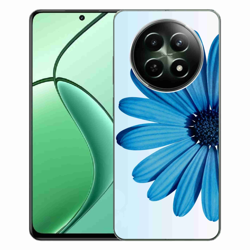 Gelový obal mmCase na Realme 12 5G/12x 5G - modrá kopretina