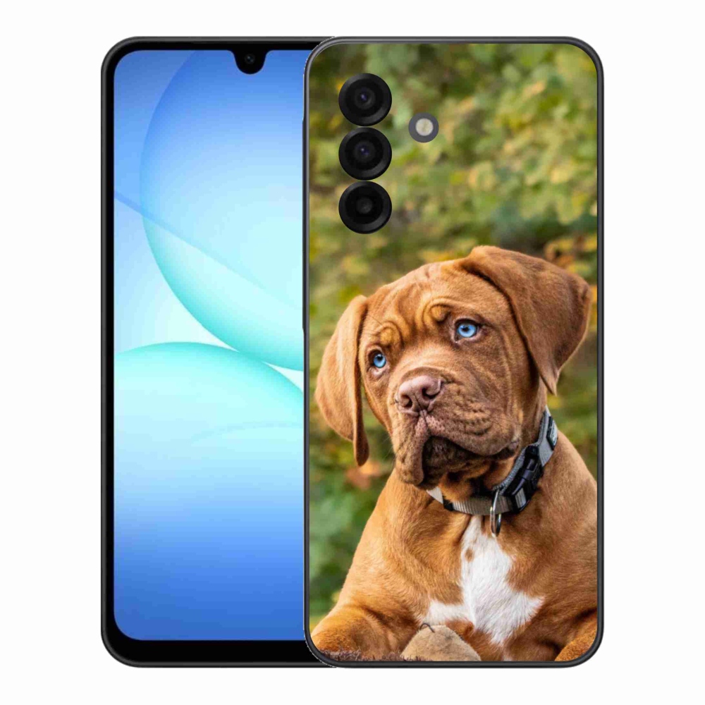 Gelový kryt mmCase na Samsung Galaxy A17 5G - štěně 