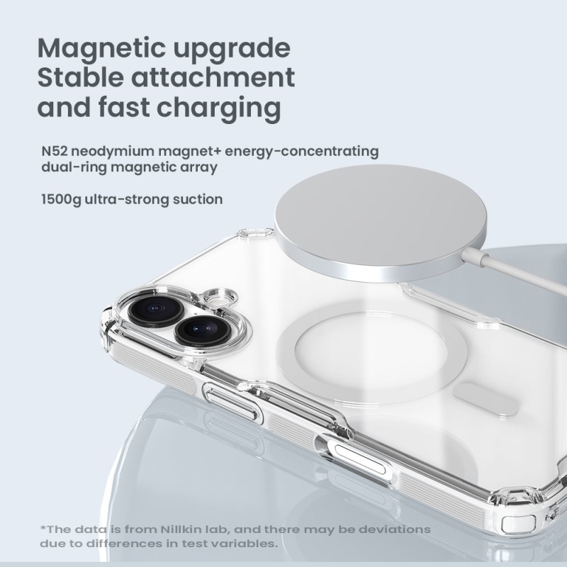 Nillkin Nature TPU PRO Magnetic Kryt pro Apple iPhone 17 Transparent Black