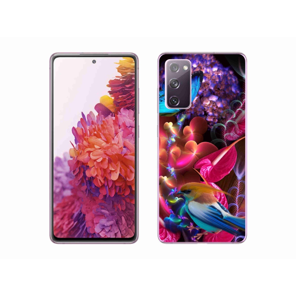 Gelový kryt mmCase na Samsung Galaxy S20 FE - barevné květiny