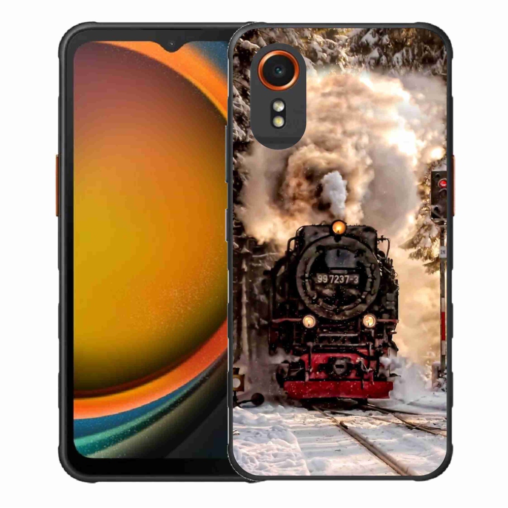 Gelový kryt mmCase na Samsung Galaxy Xcover 7 - vlak