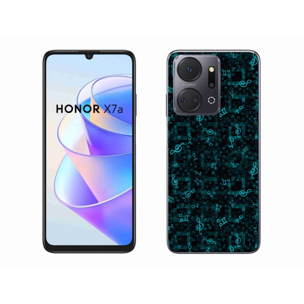 Gelový kryt mmCase na Honor X7a - noty 1