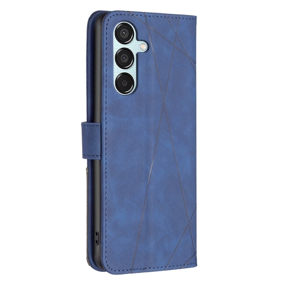 BINFEN knížkové pouzdro na Samsung Galaxy M15 5G - modré
