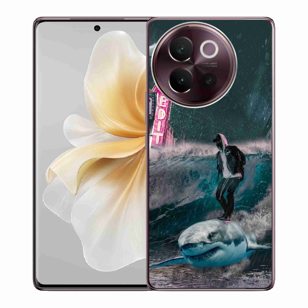 Gelový kryt mmCase na Vivo V40 Lite 5G - žralok