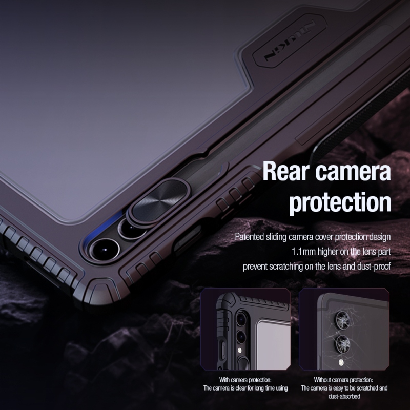 Nillkin Bumper PRO Protective Stand Case Multi-angle pro Samsung Galaxy Tab S9 Ultra Black