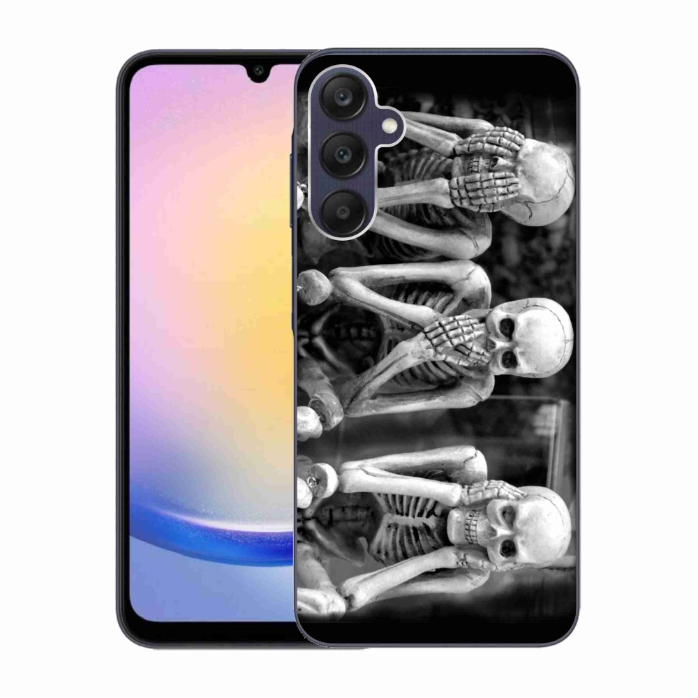 Gelový kryt mmCase na Samsung Galaxy A25 5G - kostlivci