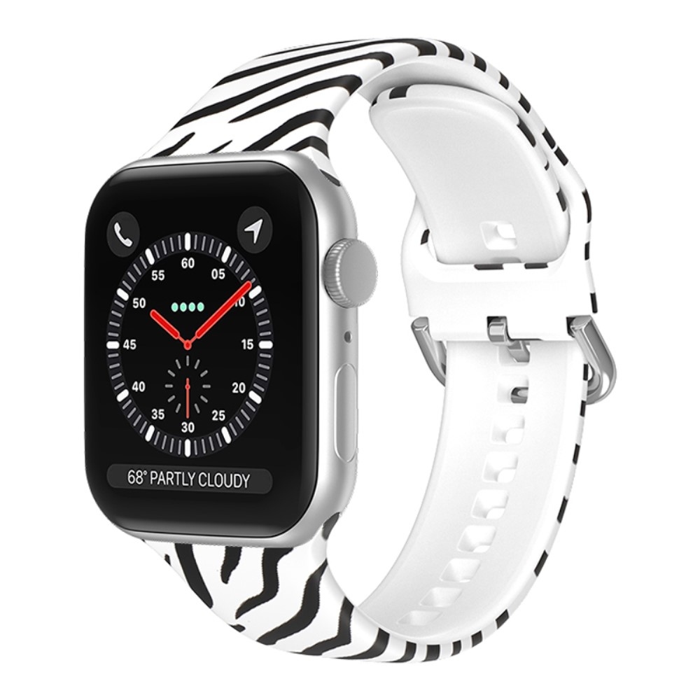 Print silikonový řemínek na Apple Watch Ultra/Ultra 2 49mm/SE/SE 2022/2023 44mm/9/8/7 45mm/6/5/4 44mm/3/2/1 42 mm - vzor K