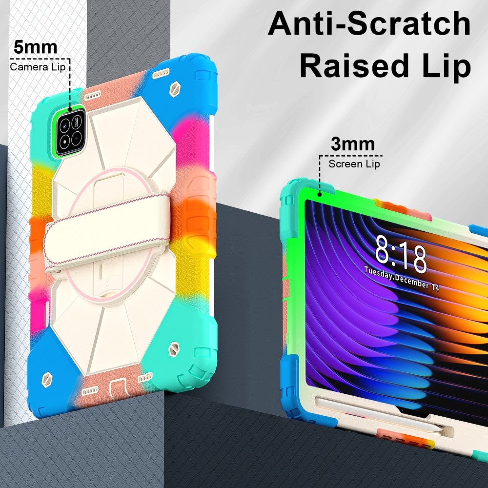Strap odolný kryt s držákem na ruku a ramenním popruhem na Xiaomi Pad 7/7 Pro - barevný