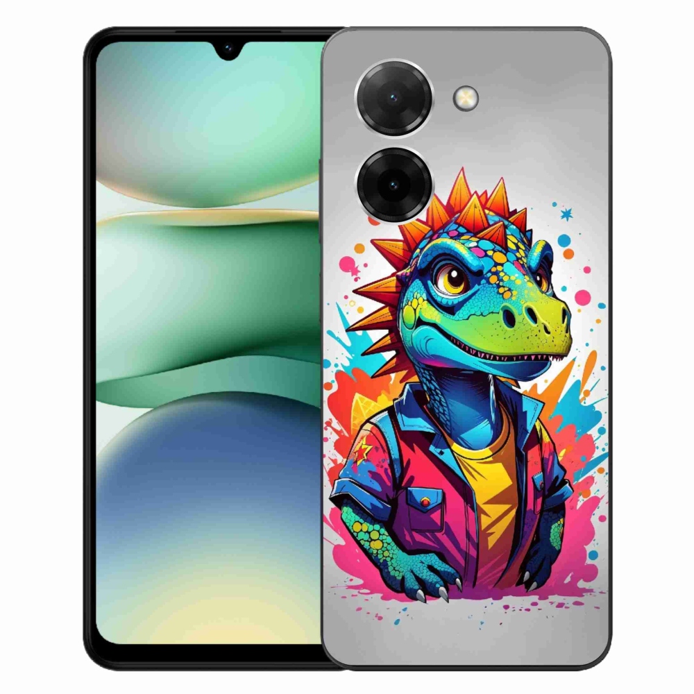 Gelový kryt mmCase na Xiaomi Redmi A5 (171.7x77.8x8.3mm) - barevný dinosaurus