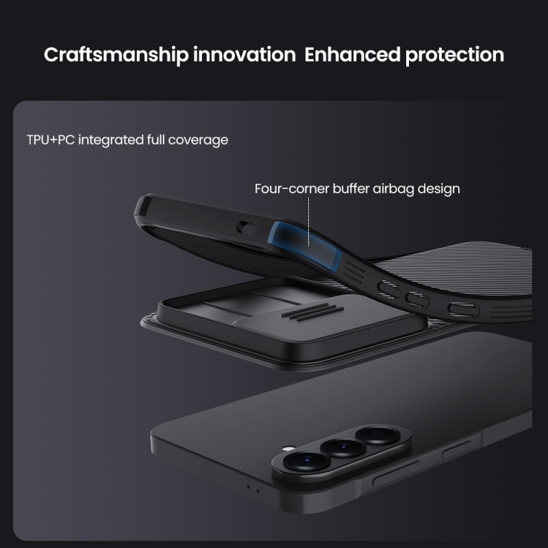 Nillkin CamShield PRO Magnetic Zadní Kryt pro Samsung Galaxy A57 Black