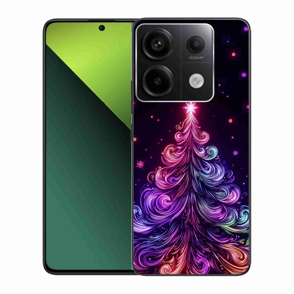 Gelový kryt mmCase na Xiaomi Redmi Note 13 Pro 5G/Poco X6 5G - neonový vánoční stromek 1