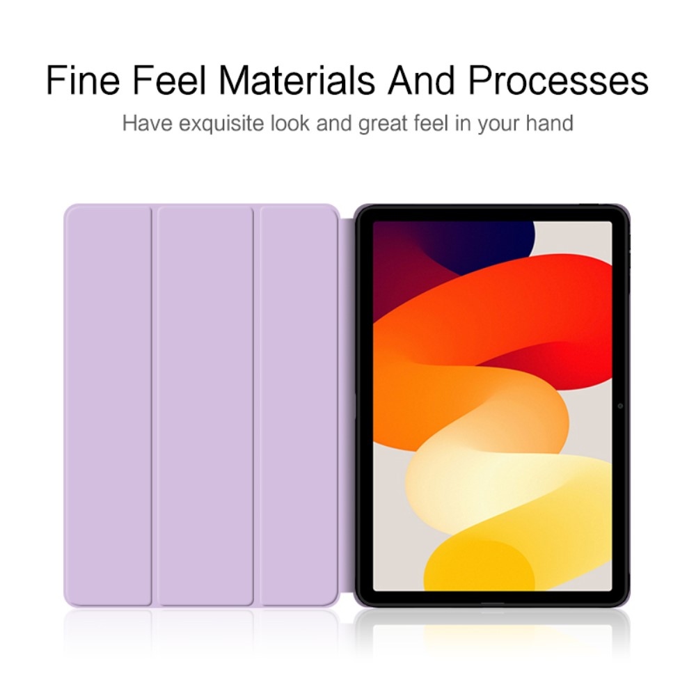 Polohovatelné pouzdro na Xiaomi Redmi Pad SE - fialové