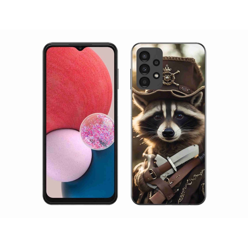 Gelový kryt mmCase na Samsung Galaxy A13 4G - mýval v uniformě
