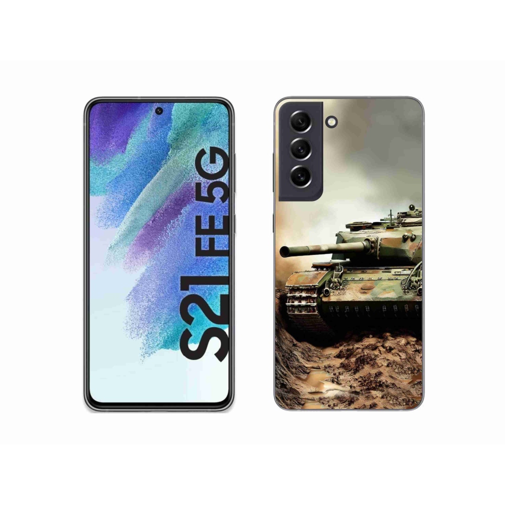 Gelový kryt mmCase na Samsung Galaxy S21 FE 5G - tank