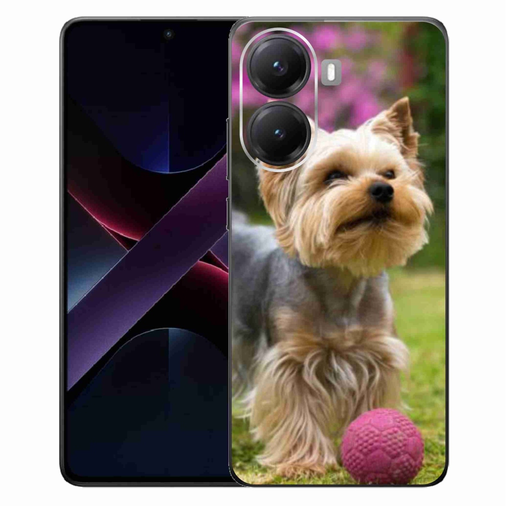 Gelový kryt mmCase na Xiaomi Poco X7 Pro 5G - jorkšír 4
