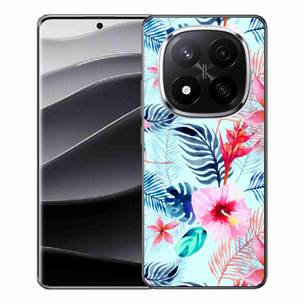 Gelový kryt mmCase na Xiaomi Redmi Note 14 Pro+ 5G - květiny