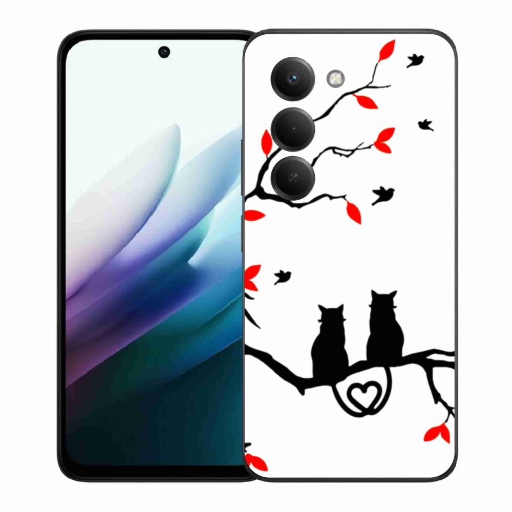 Gelový kryt mmCase na Xiaomi Redmi 15 4G/5G (171mm) - kočičí láska