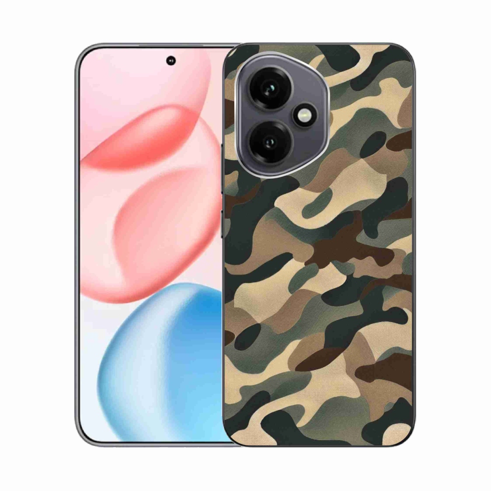 Gelový kryt mmCase na Honor 400 - maskáčový vzor 11