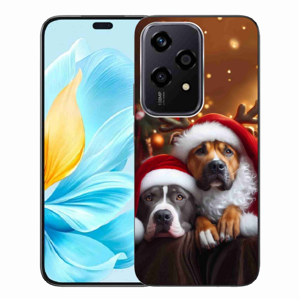 Gelový kryt mmCase na Honor 200 Lite 5G - vánoční psi