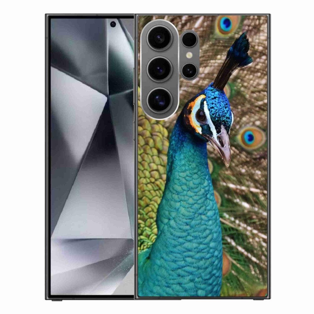 Gelový kryt mmCase na Samsung Galaxy S24 Ultra - páv