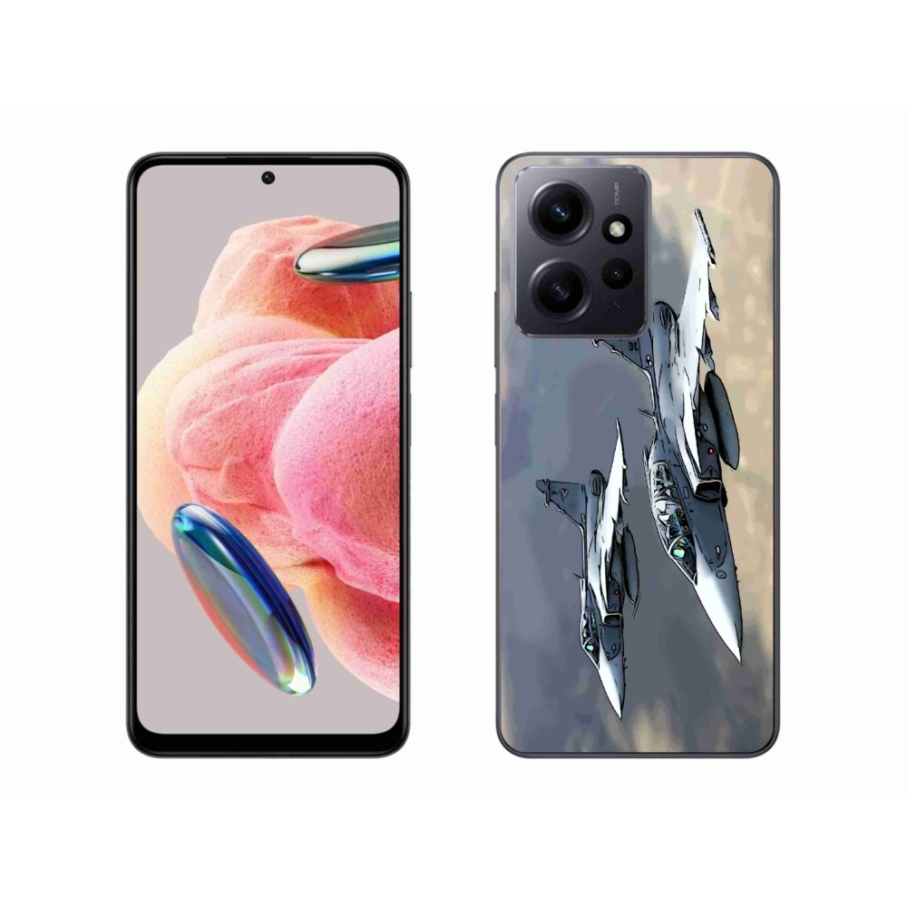 Gelový kryt mmCase na Xiaomi Redmi Note 12 4G - stíhačky