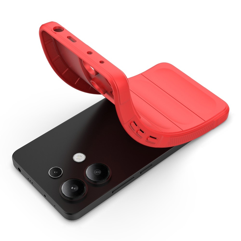 Rugg odolný gelový obal na Xiaomi Redmi Note 13 - červený