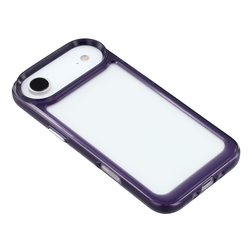 Gelový obal s pevnými zády na iPhone 17 Air - fialový