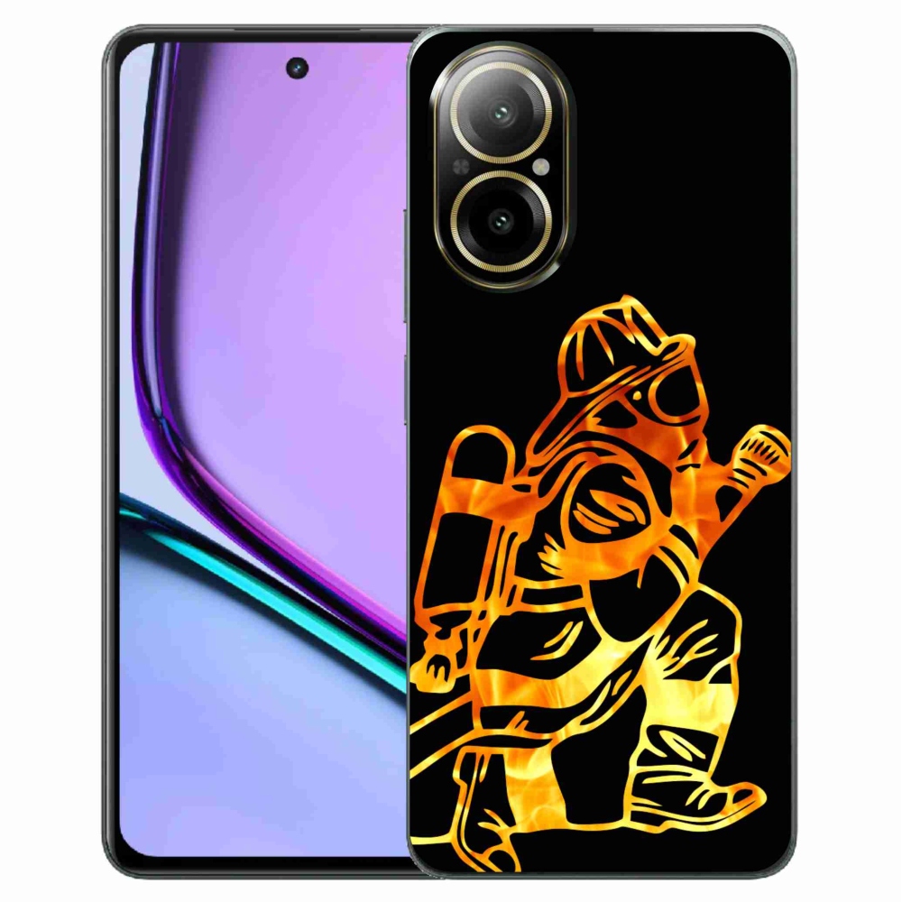 Gelový kryt mmCase na Realme C67 - hasič 1