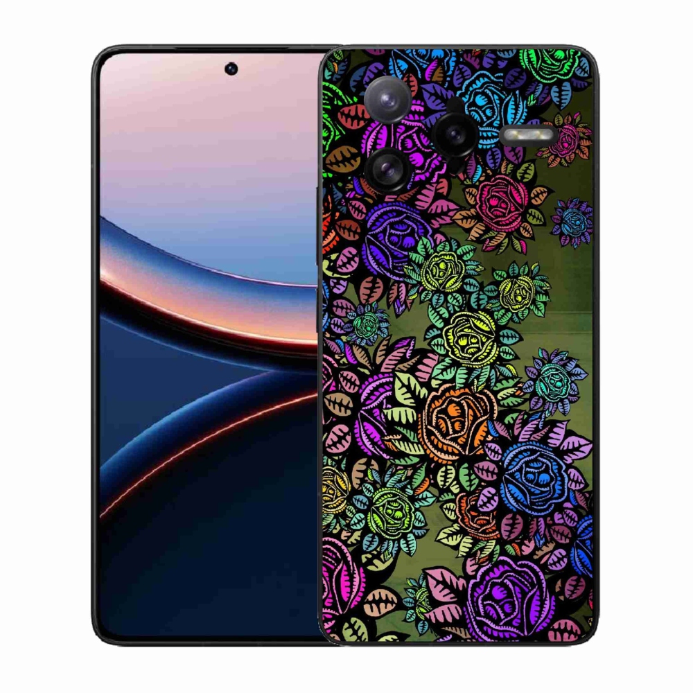 Gelový kryt mmCase na Xiaomi Poco F7 Ultra - květiny 6