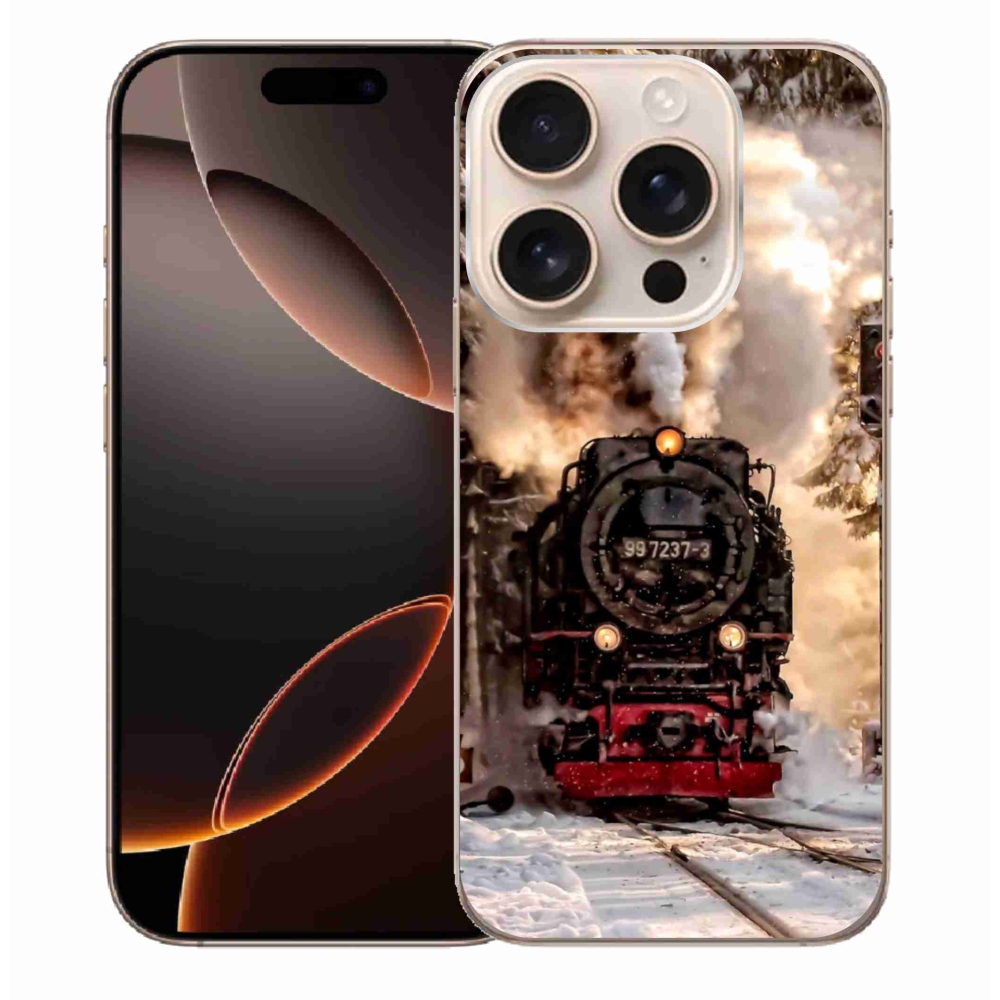 Gelový kryt mmCase na iPhone 16 Pro Max - vlak