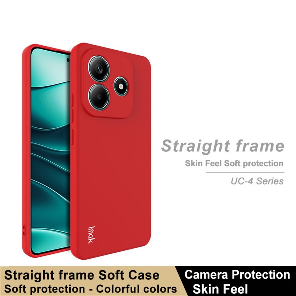 IMK gelový obal na Xiaomi Redmi Note 14 5G - červený