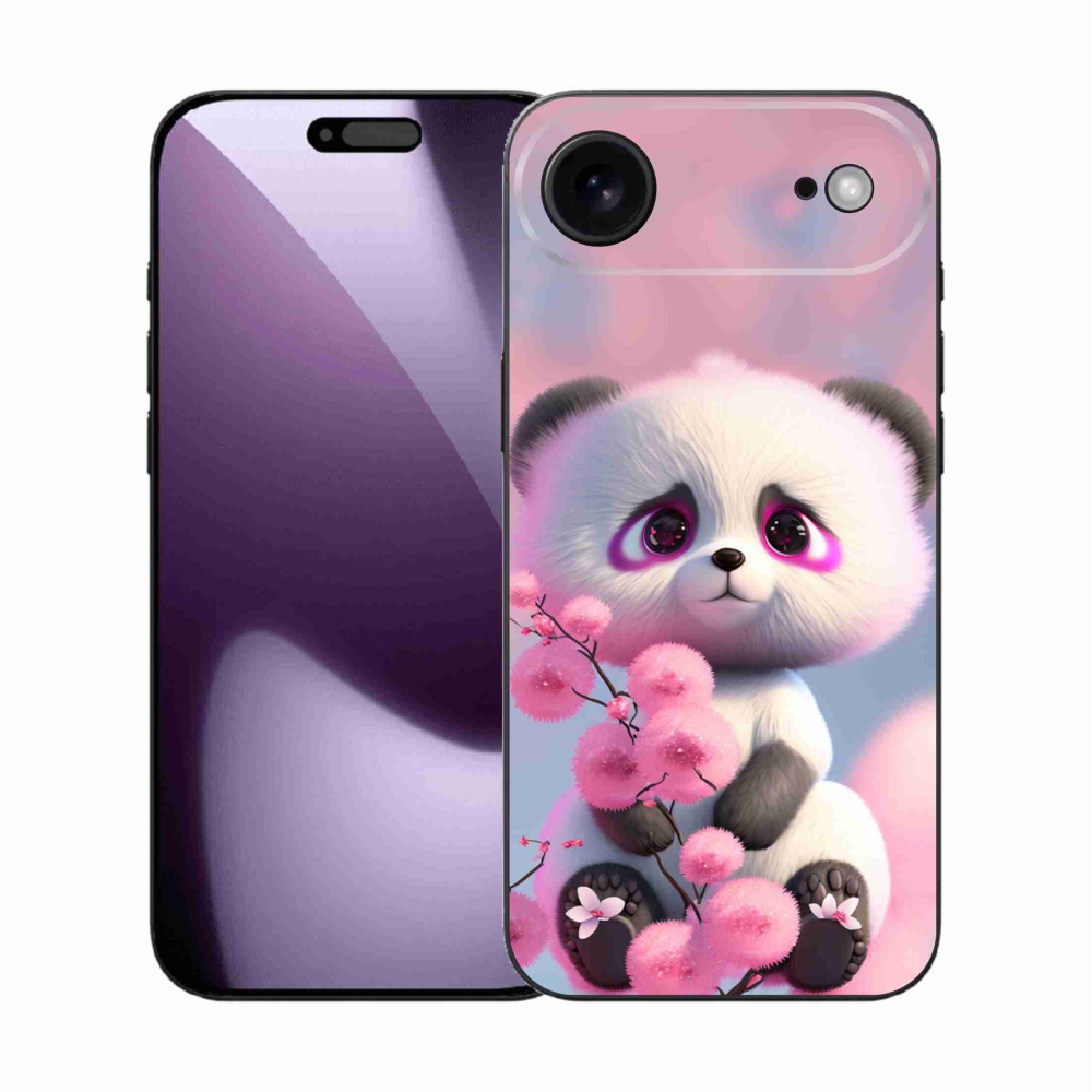 Gelový kryt mmCase na iPhone 17 Air - roztomilá panda 1