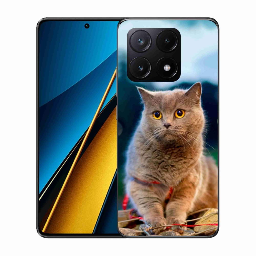 Gelový kryt mmCase na Xiaomi Poco X6 Pro 5G - britská modrá 2