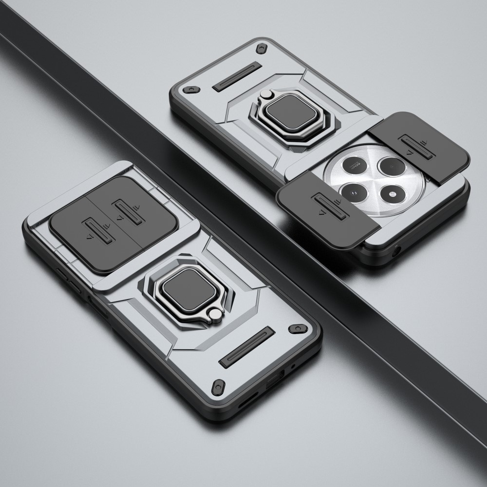 Lens odolný kryt na Xiaomi Redmi 14C/Poco C75 - šedý