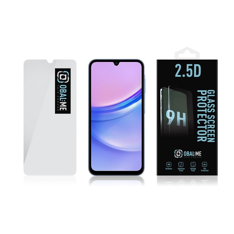 OBAL:ME 2.5D Tvrzené Sklo pro Samsung Galaxy A15 4G/5G Clear