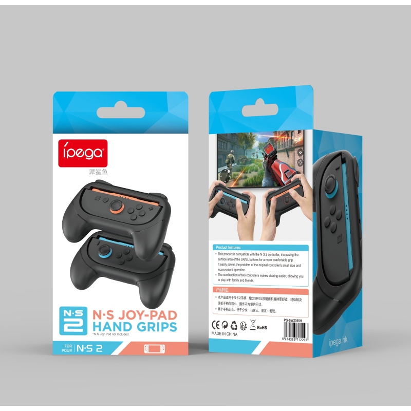 iPega SW2055H Grip pro JoyCon Ovladače Nintendo Switch 2 Black