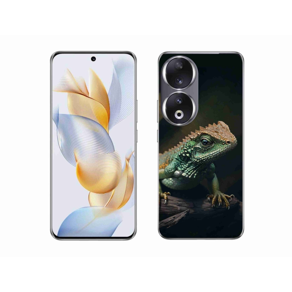 Gelový kryt mmCase na Honor 90 - ještěr