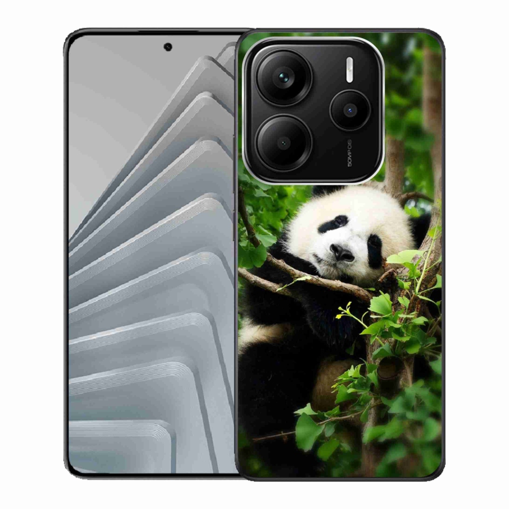 Gelový kryt mmCase na Xiaomi Redmi Note 14 5G - panda