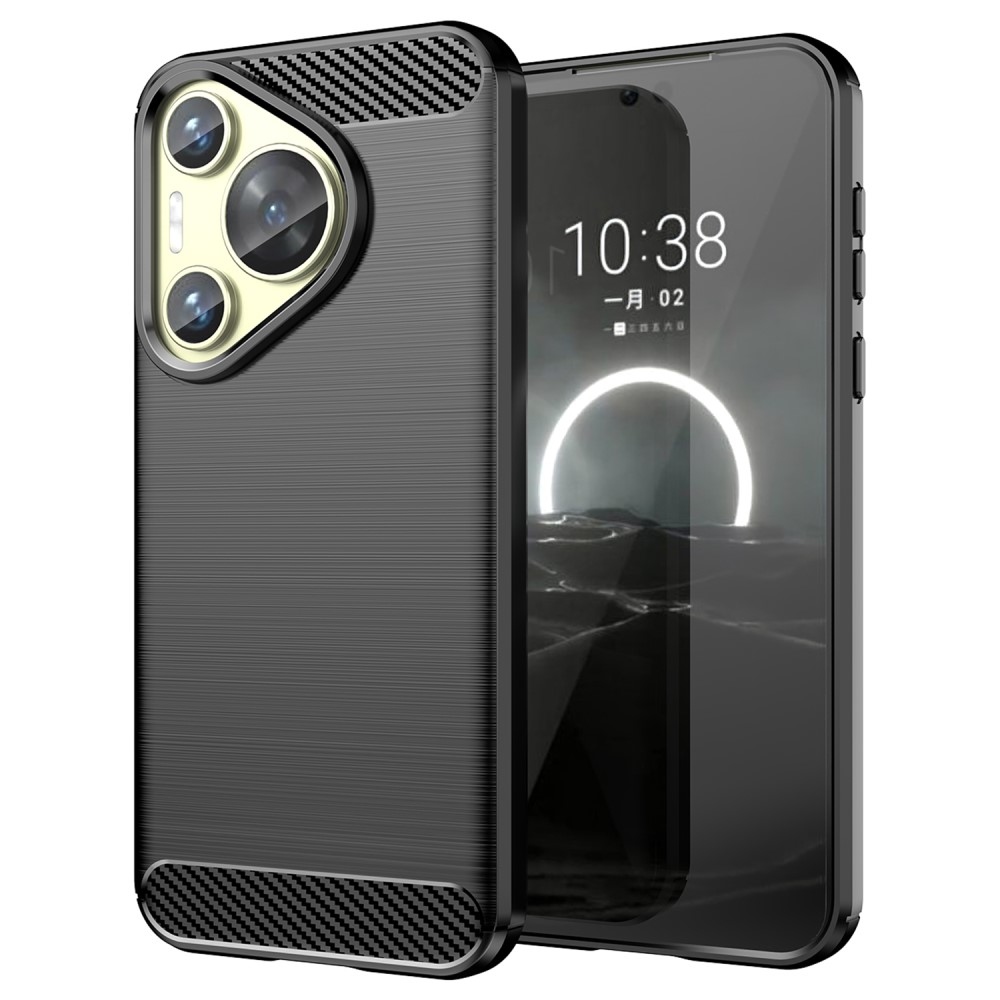 Carbon odolný gelový obal na Huawei Pura 70 - černý