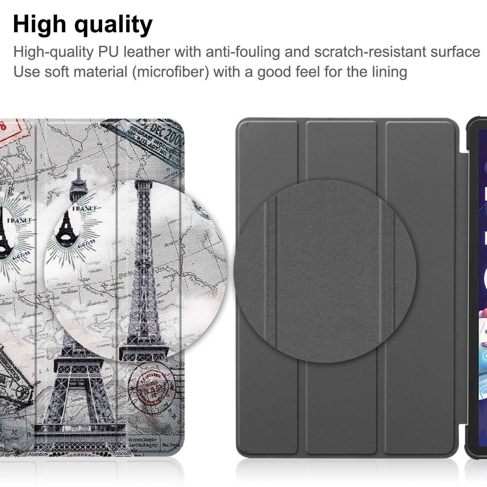 Print chytré zavírací pouzdro na Lenovo Tab P11 Pro (2.Gen) - Eiffelova věž