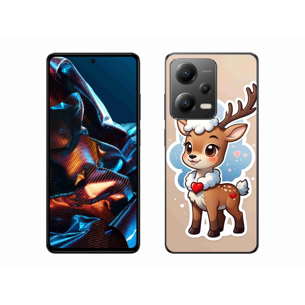Gelový kryt mmCase na Xiaomi Redmi Note 12 Pro 5G - kreslený sob